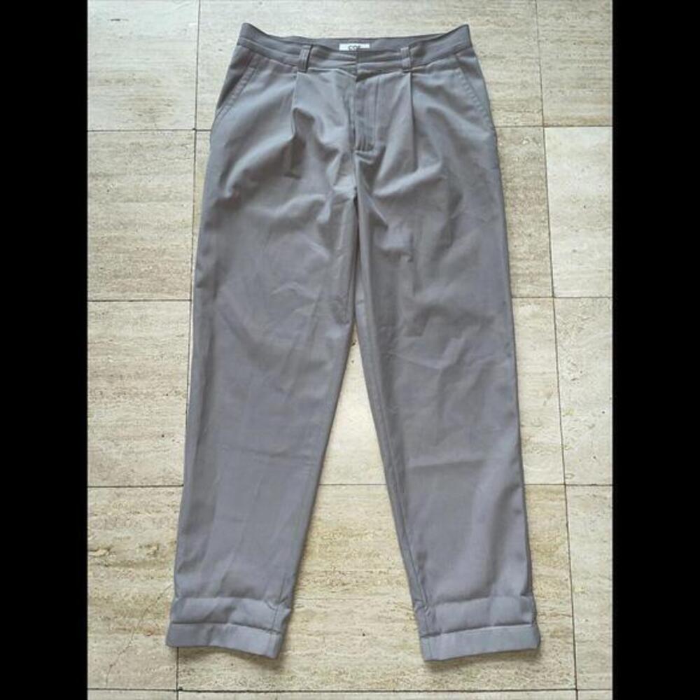 COS Women's Beige Gray Wool Blend Casual business Trouser Pants Sz 32R